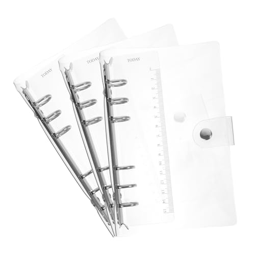 Gatuida 3 Stück PVC Ringbuch Hülle Transparent Nachfüllbare Journal Binder Schutzhülle Leichtes Langlebiges PVC Material Strapazierfähige Schmutzabweisende Ringbuch Notebook Cover für Gatuida 3 Stück PVC Ringbuch Hülle Transparent Nachfüllbare Journal Binder Schutzhülle Leichtes Langlebiges PVC Material Strapazierfähige Schmutzabweisende Ringbuch Notebook Cover für von Gatuida