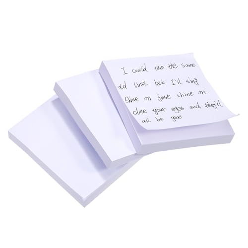 Gatuida 3 Stück Quadratische Haftnotizen Selbstklebend Stark Haftende Memo Pads für Büro Schule Glatte Oberflächen Tragbar Glattes Papier Vielseitig Einsetzbar für Notizen und Gatuida 3 Stück Quadratische Haftnotizen Selbstklebend Stark Haftende Memo Pads für Büro Schule Glatte Oberflächen Tragbar Glattes Papier Vielseitig Einsetzbar für Notizen und von Gatuida