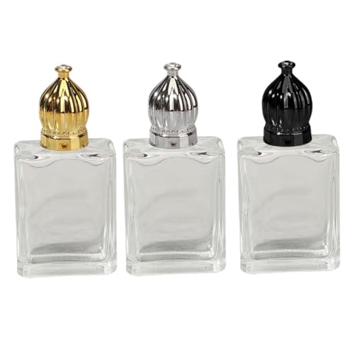 Gatuida 3 Stück Roll Flaschen für Ätherische Öle Leere Parfümflaschen aus UV Beständigem Nachfüllbar Tragbar Gold Silber und Schwarz für Duftöle und Lotionen Gatuida 3 Stück Roll Flaschen für Ätherische Öle Leere Parfümflaschen aus UV Beständigem Nachfüllbar Tragbar Gold Silber und Schwarz für Duftöle und Lotionen von Gatuida