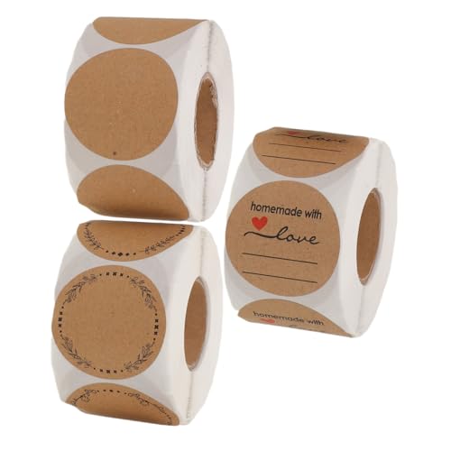 Gatuida 3 Stück Selbstklebende Runde Etiketten mit Starker Haftung Beschreibbare Verpackungsaufkleber für Versand Geschenkverpackung und Einzelhandel Vielseitig Einsetzbare Siegelaufkleber Gatuida 3 Stück Selbstklebende Runde Etiketten mit Starker Haftung Beschreibbare Verpackungsaufkleber für Versand Geschenkverpackung und Einzelhandel Vielseitig Einsetzbare Siegelaufkleber von Gatuida