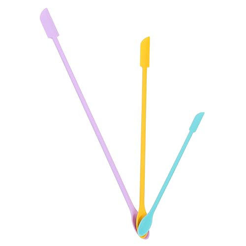 Gatuida 3 Stück Silikon Spatel Teiliges Set Ergonomisch Geformt Antihaftbeschichtet Vielseitig für Backen Kochen Crememischen Hitzebeständig Lebensmittelecht Praktische Küchenhelfer für von Gatuida