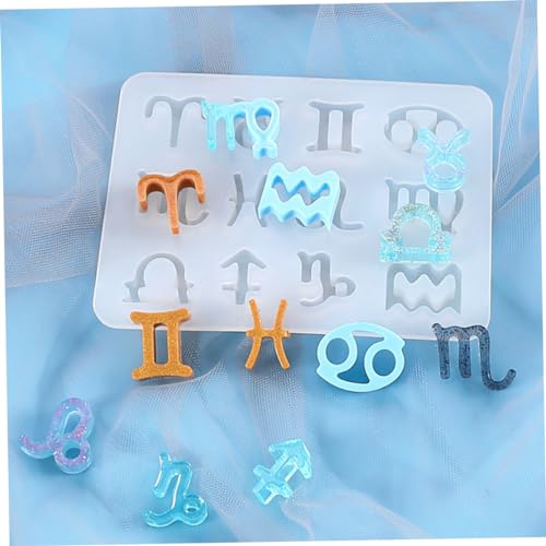 Gatuida 3 Stück Silikonform für Schlüsselanhänger Flexible Langlebige Gießform für DIY Schmuckanhänger Praktische Detailreiche Epoxidharzform zum Selbermachen als von Gatuida