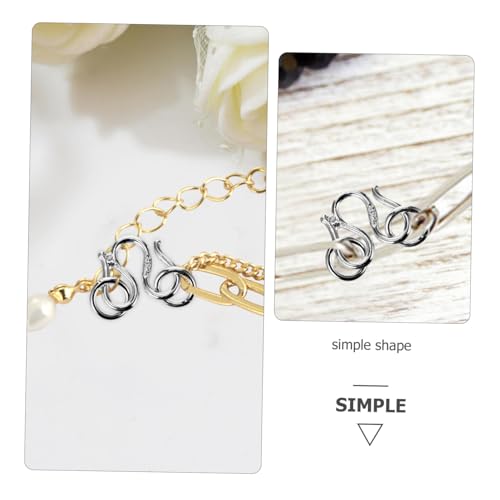 Gatuida 3 Stück Sterling Silber Schmuckverbinder Mittelgroßer DIY Halsketten Verschluss Karabinerverschluss für Armband Basteln Leicht Installierbar Hautfreundlich Robust Gatuida 3 Stück Sterling Silber Schmuckverbinder Mittelgroßer DIY Halsketten Verschluss Karabinerverschluss für Armband Basteln Leicht Installierbar Hautfreundlich Robust von Gatuida
