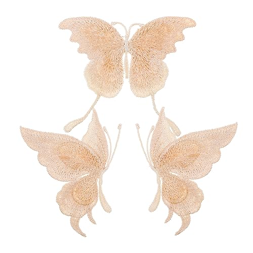Gatuida 3 Stück Teiliges Bestickte Schmetterling Stoffreparatur Patches zum Aufnähen DIY Applikationen für Kleidung Taschen Hüte Leicht zu Nähen Lebendige Verzierung für Jeans und Gatuida 3 Stück Teiliges Bestickte Schmetterling Stoffreparatur Patches zum Aufnähen DIY Applikationen für Kleidung Taschen Hüte Leicht zu Nähen Lebendige Verzierung für Jeans und von Gatuida