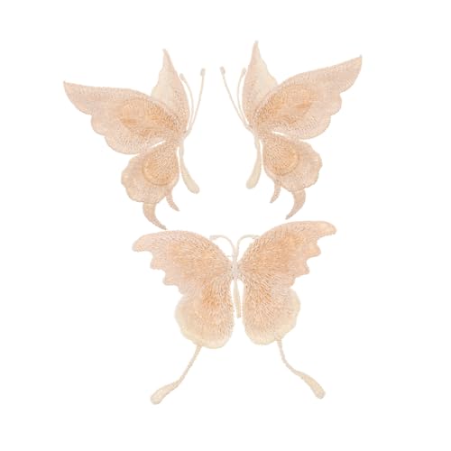 Gatuida 3 Stück Teiliges Besticktes Schmetterling Aufnäher für Kleidung Dekoration Leicht und Klein Geeignet zum Aufnähen Jeans Leder Taschen DIY Reparatur und Verschönerung Gatuida 3 Stück Teiliges Besticktes Schmetterling Aufnäher für Kleidung Dekoration Leicht und Klein Geeignet zum Aufnähen Jeans Leder Taschen DIY Reparatur und Verschönerung von Gatuida