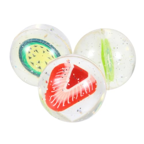 Gatuida 3 Stück Teiliges Bunte Gummibälle mit Fruchtigem Muster Springende Hüpfbälle aus Langlebigem Kindersicheres für Drinnen und Draußen Freizeit und Partyspielzeug Gatuida 3 Stück Teiliges Bunte Gummibälle mit Fruchtigem Muster Springende Hüpfbälle aus Langlebigem Kindersicheres für Drinnen und Draußen Freizeit und Partyspielzeug von Gatuida