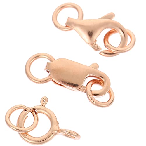 Gatuida 3 Stück Teiliges DIY Schmuck Lobster Clasp Karabiner Verschlüsse für und Armbänder Rostfreies Material Einfach zu Bedienen für Schmuckherstellung und Bastelprojekte von Gatuida