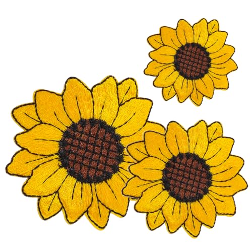 Gatuida 3 Stück Teiliges Diy Blumenapplikationen Sonnenblume Stickpatches zum Aufnähen für Kleidung Jeans Jacken Hochwertige Stickerei für Dekoration und Reparatur von Kinderbekleidung Gatuida 3 Stück Teiliges Diy Blumenapplikationen Sonnenblume Stickpatches zum Aufnähen für Kleidung Jeans Jacken Hochwertige Stickerei für Dekoration und Reparatur von Kinderbekleidung von Gatuida
