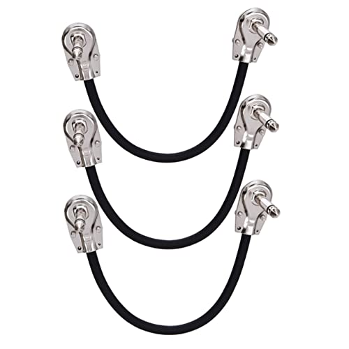 Gatuida 3 Stück Teiliges Gitarren Patchkabelset für Effektpedale Flache Langlebige Verbindungskabel für Gitarre und Bass für Bühnenauftritte und Musikliebhaber Gatuida 3 Stück Teiliges Gitarren Patchkabelset für Effektpedale Flache Langlebige Verbindungskabel für Gitarre und Bass für Bühnenauftritte und Musikliebhaber von Gatuida