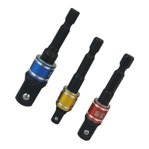 Gatuida 3 Stück Teiliges Stecknuss Adapter für Bohrmaschinen Schnellwechsel Verlängerung mit Federkugel Arretierung Sandgestrahlt Kompatibel mit Schlagschraubern und Akkuschraubern Gatuida 3 Stück Teiliges Stecknuss Adapter für Bohrmaschinen Schnellwechsel Verlängerung mit Federkugel Arretierung Sandgestrahlt Kompatibel mit Schlagschraubern und Akkuschraubern von Gatuida