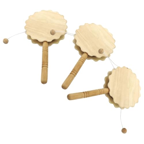 Gatuida 3 Stück Unbemalte Holz Rasseltrommel für DIY Bastelprojekte Malset für Holzspielzeug Kreativität und Motorik Gatuida 3 Stück Unbemalte Holz Rasseltrommel für DIY Bastelprojekte Malset für Holzspielzeug Kreativität und Motorik von Gatuida