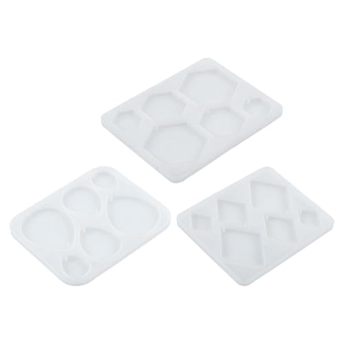 Gatuida 3-teiliges Schmuckform-Set aus Kunstharz, Tropfen-Sechseck-Formen für geometrische Anhänger, Bastelwerkzeuge für die Herstellung von Halsketten, Ohrringen und Schlüsselanhängern Gatuida 3-teiliges Schmuckform-Set aus Kunstharz, Tropfen-Sechseck-Formen für geometrische Anhänger, Bastelwerkzeuge für die Herstellung von Halsketten, Ohrringen und Schlüsselanhängern von Gatuida
