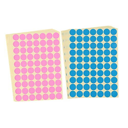 Gatuida 30 Blatt Dot -aufkleber Aufkleber Codierung Schüttgut Klebrig Kreisetiketten Band Punkte Klebstoff Klein Runde Aufkleber Runden Kreis Punktaufkleber Kreisaufkleber von Gatuida