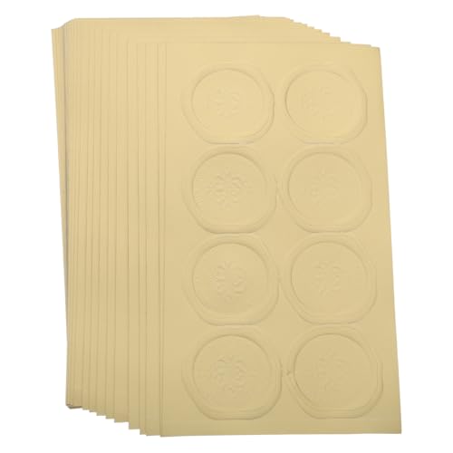 Gatuida 30 Blatt Geschenkbox Aufkleber Goldene Wachssiegel Sticker Selbstklebend für Umschläge Einladungen Scrapbooking Dekoration Stilvolle Briefversiegelung pro Bogen Bögen Gatuida 30 Blatt Geschenkbox Aufkleber Goldene Wachssiegel Sticker Selbstklebend für Umschläge Einladungen Scrapbooking Dekoration Stilvolle Briefversiegelung pro Bogen Bögen von Gatuida