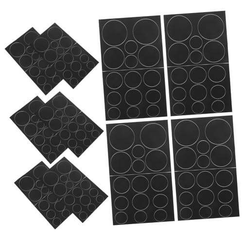 Gatuida 30 Blatt Selbstklebende Runde Gepunktete Stoffaufkleber für Kleidung Dekorative Patches DIY Reparatur Modische Textilkleber für Bekleidung und Haustierzubehör von Gatuida