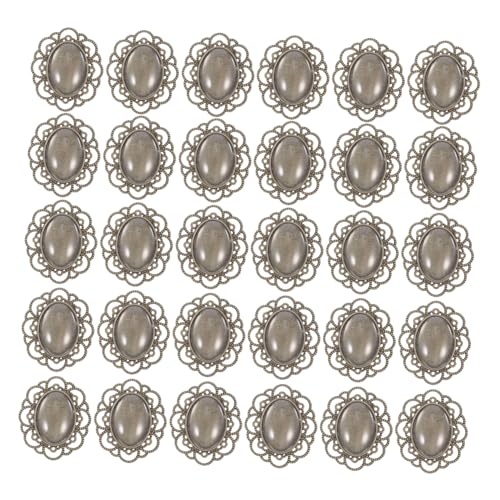 Gatuida 30 Stück Bronze -Bodenhalter Lünette Gold Broschennadel Brosche Basis Bausatz retro styles bastelbedarf present ideas Broschenbasis für die Schmuckherstellung Brosche Rohlinge Glas Gatuida 30 Stück Bronze -Bodenhalter Lünette Gold Broschennadel Brosche Basis Bausatz retro styles bastelbedarf present ideas Broschenbasis für die Schmuckherstellung Brosche Rohlinge Glas von Gatuida