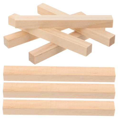 Gatuida 30 Stück Holz Dowel Stäbe für Bastelprojekte Unvollendete Holzstäbchen für DIY Modellbau und Handwerk für Kreative Anwendungen von Gatuida