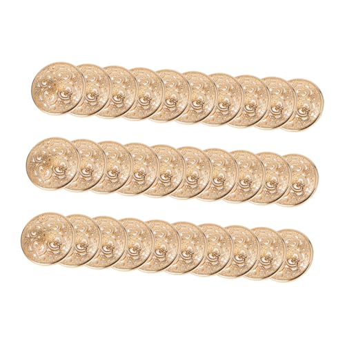 Gatuida 30 Stück Metallknöpfe Farbe Nähen für Stoff Zubehör Tasteersatz Knopfherstellung runde, flache Nähknöpfe aus Metall Befestigungselemente aus Metall Anzugknöpfe Tasten Golden Gatuida 30 Stück Metallknöpfe Farbe Nähen für Stoff Zubehör Tasteersatz Knopfherstellung runde, flache Nähknöpfe aus Metall Befestigungselemente aus Metall Anzugknöpfe Tasten Golden von Gatuida