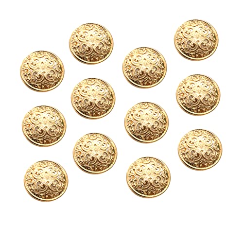 Gatuida 30 Stück Metallknöpfe Knopf goldene Annähknöpfe nähen schmucklos Kleiderknöpfe Weihnachtsknöpfe gold retro Knöpfe silbern dekorative Bastelknöpfe Tasten Kleidungsknöpfe Anzugknöpfe Gatuida 30 Stück Metallknöpfe Knopf goldene Annähknöpfe nähen schmucklos Kleiderknöpfe Weihnachtsknöpfe gold retro Knöpfe silbern dekorative Bastelknöpfe Tasten Kleidungsknöpfe Anzugknöpfe von Gatuida