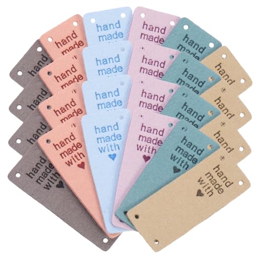 Gatuida 30 Stück Teiliges Bunte Mikrofasersamt Labels zum Annähen Handgemachte Textiletiketten für Jeans Strickwaren und DIY Kleidung Vielseitige Dekorative Nähetiketten für Individuelle Gatuida 30 Stück Teiliges Bunte Mikrofasersamt Labels zum Annähen Handgemachte Textiletiketten für Jeans Strickwaren und DIY Kleidung Vielseitige Dekorative Nähetiketten für Individuelle von Gatuida