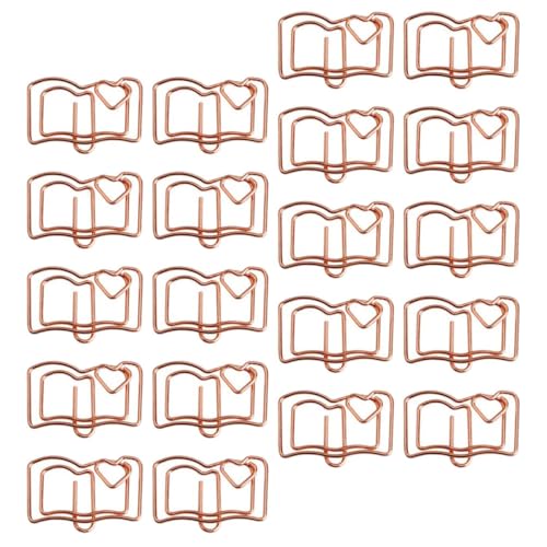 Gatuida 30 Stück Teiliges Dekorative Buch Papierclips Roségold Vielseitige Büroklammern für Dokumente und Notizen Hochwertige Konstruktion Stabil und Langlebig Gatuida 30 Stück Teiliges Dekorative Buch Papierclips Roségold Vielseitige Büroklammern für Dokumente und Notizen Hochwertige Konstruktion Stabil und Langlebig von Gatuida