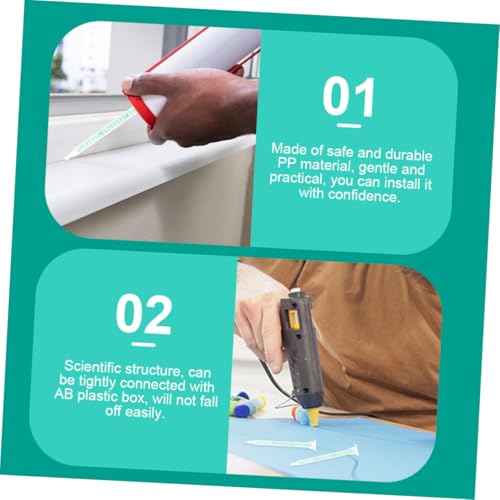 Gatuida 30 Stück Teiliges Epoxidharz Mischröhrchen Professioneller Ab kleber Applikator aus PP Stabile Statische Mischdüse mit Laminarflow spirale für Effizientes Befüllen und Präzises Gatuida 30 Stück Teiliges Epoxidharz Mischröhrchen Professioneller Ab kleber Applikator aus PP Stabile Statische Mischdüse mit Laminarflow spirale für Effizientes Befüllen und Präzises von Gatuida