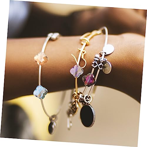 Gatuida 30 Stück Teiliges Glasperlen Bunte Vierblättrige Kleeblatt Abstandsperlen für Schmuckherstellung DIY Armbänder Halsketten Ohrschmuck Bastelperlen Gatuida 30 Stück Teiliges Glasperlen Bunte Vierblättrige Kleeblatt Abstandsperlen für Schmuckherstellung DIY Armbänder Halsketten Ohrschmuck Bastelperlen von Gatuida