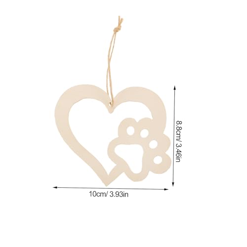 Gatuida 30 Stück Teiliges Holzherzen mit Hundepfotenmotiv Naturbelassene Holzscheiben für DIY Bastelprojekte Glatte Oberfläche Vielseitige Herzdekoration für Hochzeit Valentinstag und Gatuida 30 Stück Teiliges Holzherzen mit Hundepfotenmotiv Naturbelassene Holzscheiben für DIY Bastelprojekte Glatte Oberfläche Vielseitige Herzdekoration für Hochzeit Valentinstag und von Gatuida