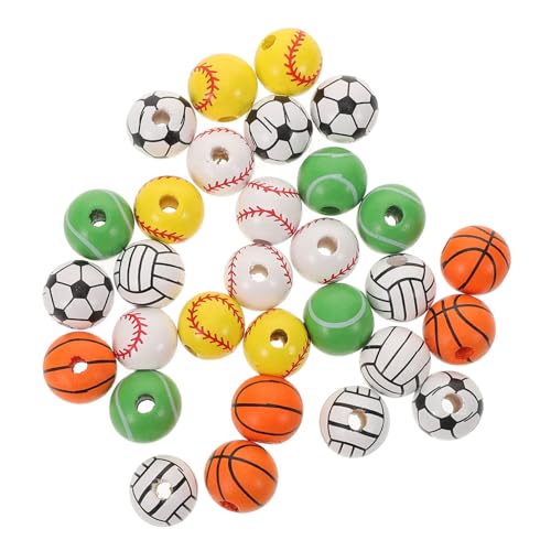 Gatuida 30 Stück Teiliges Holzperlen Design Natürliche DIY Schmuckperlen Langlebige Runde Holzkugeln zum Auffädeln für Halsketten und Armbänder Vielseitig Verwendbare Bastelmaterialien Gatuida 30 Stück Teiliges Holzperlen Design Natürliche DIY Schmuckperlen Langlebige Runde Holzkugeln zum Auffädeln für Halsketten und Armbänder Vielseitig Verwendbare Bastelmaterialien von Gatuida