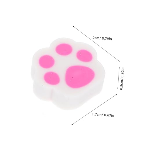 Gatuida 30 Stück Teiliges Kleine Radiergummis Katzenpfotenform Bunte Niedliche Radiergummis für Schule und Büro Kreative Sichere Materialien Leicht und Gatuida 30 Stück Teiliges Kleine Radiergummis Katzenpfotenform Bunte Niedliche Radiergummis für Schule und Büro Kreative Sichere Materialien Leicht und von Gatuida