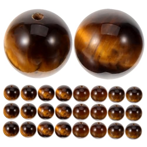Gatuida 30 Stück Teiliges Natürliche Tigerauge Perlen mit Kleine Runde Natursteinperlen zum Auffädeln für DIY Armbänder Halsketten und Schmuckherstellung Braune Schmucksteine für Gatuida 30 Stück Teiliges Natürliche Tigerauge Perlen mit Kleine Runde Natursteinperlen zum Auffädeln für DIY Armbänder Halsketten und Schmuckherstellung Braune Schmucksteine für von Gatuida