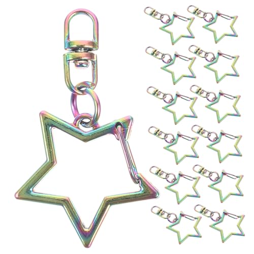 Gatuida 30 Stück Teiliges Sternförmige Karabinerhaken Schlüsselanhänger aus Langlebiger Zinklegierung Federbelastete Schnappverschluss Clips für DIY Schmuck und Schlüsselbänder Gatuida 30 Stück Teiliges Sternförmige Karabinerhaken Schlüsselanhänger aus Langlebiger Zinklegierung Federbelastete Schnappverschluss Clips für DIY Schmuck und Schlüsselbänder von Gatuida