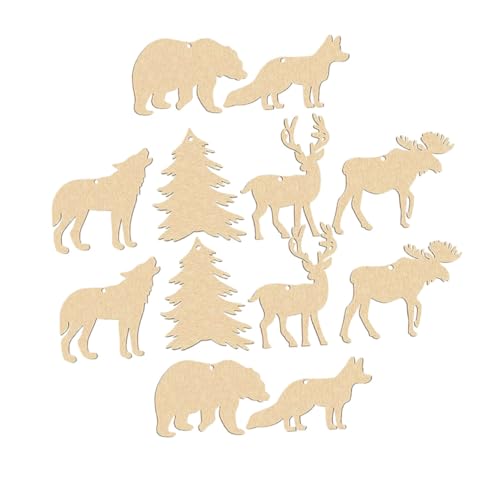 Gatuida 30 Stück Teiliges Ungefertigte Holztiere zum Bemalen Robuste Wildtier Holzscheiben für DIY Hängedekoration Kindersicheres Naturholz für Bastelprojekte und Partydeko Gatuida 30 Stück Teiliges Ungefertigte Holztiere zum Bemalen Robuste Wildtier Holzscheiben für DIY Hängedekoration Kindersicheres Naturholz für Bastelprojekte und Partydeko von Gatuida