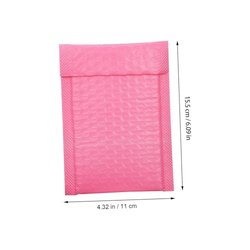 Gatuida 30 Stück Teiliges selbstklebendes gepolstertes Versandtaschen Set in Rosa stoßdichte Bubble Mailer für kleinen Versand vielseitig für Schmuck Karten und handgefertigte von Gatuida