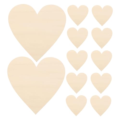 Gatuida 30 Stück Unfertige Herz Holzstücke Herzförmige Holzslices für Diy Projekte Tischdekoration Bastelbedarf Unlackierte Holzherzen für Hochzeiten Geburtstagsfeiern und Valentinstag von Gatuida