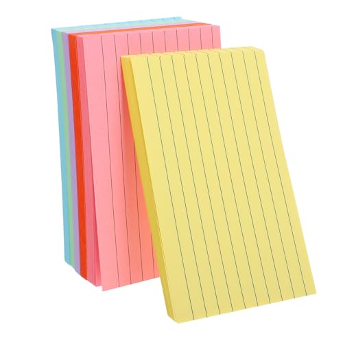 Gatuida 300 Stück Bunte Indexkarten mit Kleine Doppelseitige Notizblöcke Praktische Beschreibbare Notizzettel für Studium Büro Notizen und Organisationsmanagement Gatuida 300 Stück Bunte Indexkarten mit Kleine Doppelseitige Notizblöcke Praktische Beschreibbare Notizzettel für Studium Büro Notizen und Organisationsmanagement von Gatuida