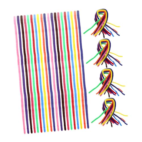 Gatuida 300 Stück Bunte Pfeifenreiniger Basteldraht Flexibel Dicke Chenille Stiele für DIY Kunsthandwerk Schulprojekte Kreative Dekorationen Langlebig und Vielseitig von Gatuida