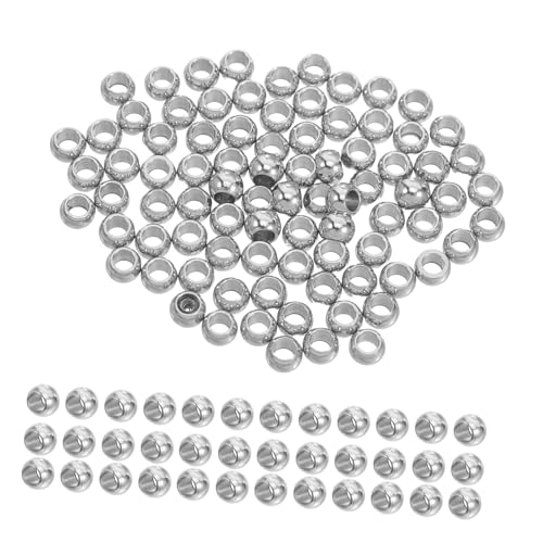 Gatuida 300 Stück Edelstahlperlen Charm-abstandshalter Für Armbänder Halskettenperlen Für Die Schmuckherstellung Schmuckperlen Abstandshalter Aus Edelstahl Silber Rostfreier Stahl Gatuida 300 Stück Edelstahlperlen Charm-abstandshalter Für Armbänder Halskettenperlen Für Die Schmuckherstellung Schmuckperlen Abstandshalter Aus Edelstahl Silber Rostfreier Stahl von Gatuida