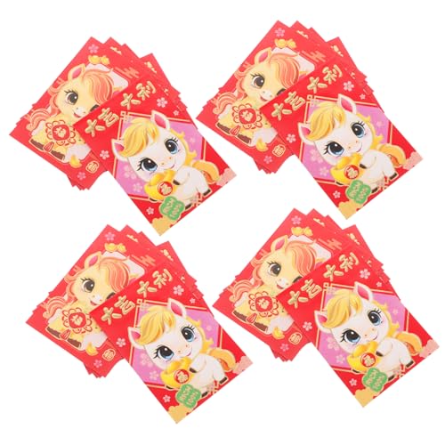 Gatuida 300 Stück Jahr Des Pferdes Rote Chinesische Umschläge mit Geprägtem Muster Festliches Hong Bao für Lunar Neujahr Hochzeit Geburtstag Traditionelle Geldgeschenke für Familien und Gatuida 300 Stück Jahr Des Pferdes Rote Chinesische Umschläge mit Geprägtem Muster Festliches Hong Bao für Lunar Neujahr Hochzeit Geburtstag Traditionelle Geldgeschenke für Familien und von Gatuida