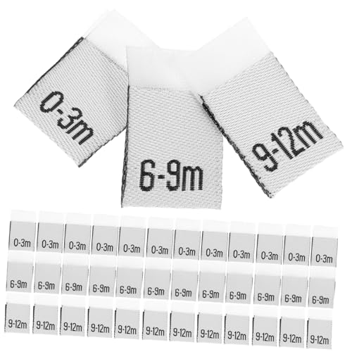 Gatuida 300 Stück Monatskleidung Etiketten Polyester Näh Etiketten für Kleidung Monate Säuglingskleidung Praktische Labels zur Alterskennzeichnung für Junge Mädchen und Eltern Gatuida 300 Stück Monatskleidung Etiketten Polyester Näh Etiketten für Kleidung Monate Säuglingskleidung Praktische Labels zur Alterskennzeichnung für Junge Mädchen und Eltern von Gatuida