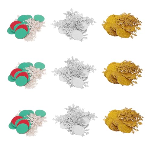 Gatuida 300stücke Schneeflocken-konfetti Für Weihnachten Runde Papier-streusel Weihnachtskonfetti Mit Glitzer-design Party-dekoration Für Winter-feiertage Und Tisch-dekorationen Gatuida 300stücke Schneeflocken-konfetti Für Weihnachten Runde Papier-streusel Weihnachtskonfetti Mit Glitzer-design Party-dekoration Für Winter-feiertage Und Tisch-dekorationen von Gatuida
