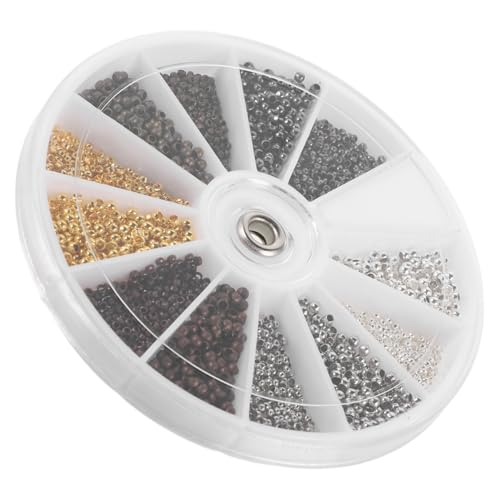 Gatuida 3000 Stück Kupfer Quetschperlen für Schmuckherstellung Vielseitige Spacer Beads für Diy Armbänder und Ohrringe Langlebige Glänzende Perlen für Kreative Bastelprojekte Gatuida 3000 Stück Kupfer Quetschperlen für Schmuckherstellung Vielseitige Spacer Beads für Diy Armbänder und Ohrringe Langlebige Glänzende Perlen für Kreative Bastelprojekte von Gatuida