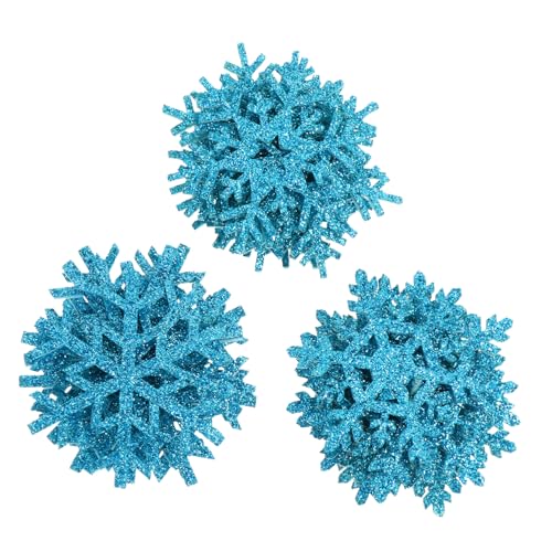 Gatuida 30Stücke Schneeflocke Patches DIY Kopfschmuck Applikationen zum Aufbügeln für Kleidung Handwerk Bastelprojekte für Röcke Taschen Jeans und Mehr von Gatuida