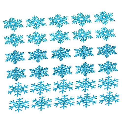 Gatuida 30Stücke Schneeflocken Bügel Patches für DIY Kleidung Nähzubehör für Kopfschmuck Bastelprojekte Zweig Design von Gatuida