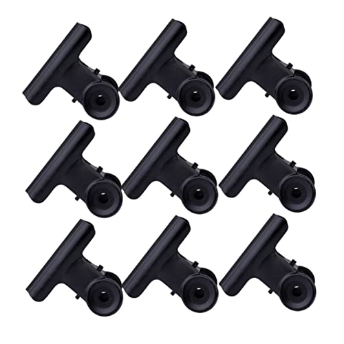 Gatuida 30Stücke Teiliges Metallbinderclips Schwarz Langlebige Büroklammern für Notizen Preisschilder und Bastelarbeiten für Büro und Zuhause von Gatuida
