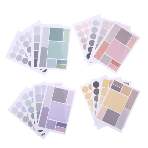 Gatuida 32 Stück Selbstklebende Farbpunkte Multifunktionale Etiketten für DIY Klassifizierung und Organisation im Büro und Zuhause Farbenfrohe Runde und Quadratische Aufkleber Gatuida 32 Stück Selbstklebende Farbpunkte Multifunktionale Etiketten für DIY Klassifizierung und Organisation im Büro und Zuhause Farbenfrohe Runde und Quadratische Aufkleber von Gatuida
