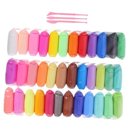 Gatuida 36 Packungen Teiliges Modelliermasse mit Bunten Farben Ultraleichte Flexible Clay Plaything Knete für DIY Basteln Vielseitiges Bastelset für Kleine Figuren Schmuck und von Gatuida
