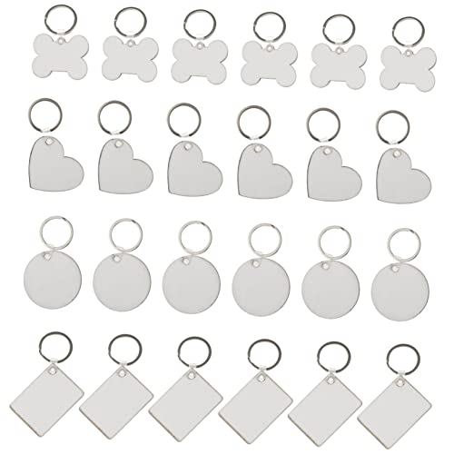 Gatuida 36 Stück DIY Schlüsselanhänger Set Doppelseitige Wärmeübertragungs Ketten für Kreative Bastelprojekte Herz Knochen und Rund für Designs und Gatuida 36 Stück DIY Schlüsselanhänger Set Doppelseitige Wärmeübertragungs Ketten für Kreative Bastelprojekte Herz Knochen und Rund für Designs und von Gatuida