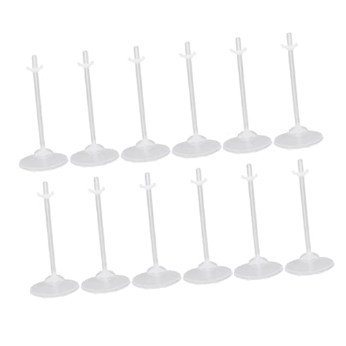 Gatuida 36 Stück Teiliges Transparentes Puppenständer aus Leichtem Kunststoff Stabile Figurenhalter mit Taillenstütze Einfaches Display für Puppenregal und Tisch Vielseitig und Praktisch von Gatuida