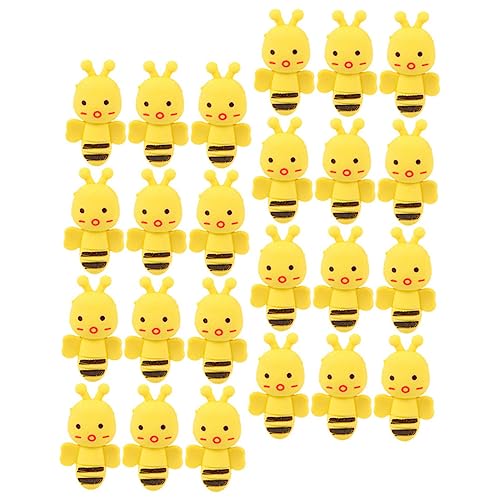 Gatuida 36Stücke Teiliges Bienenform Radiergummis Lustige Weiche Kautbäder für Schulbedarf und Belohnungen im Klassenzimmer und Praktisch für Papieroberflächen von Gatuida